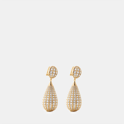 Sculptural Metal Drop Earrings