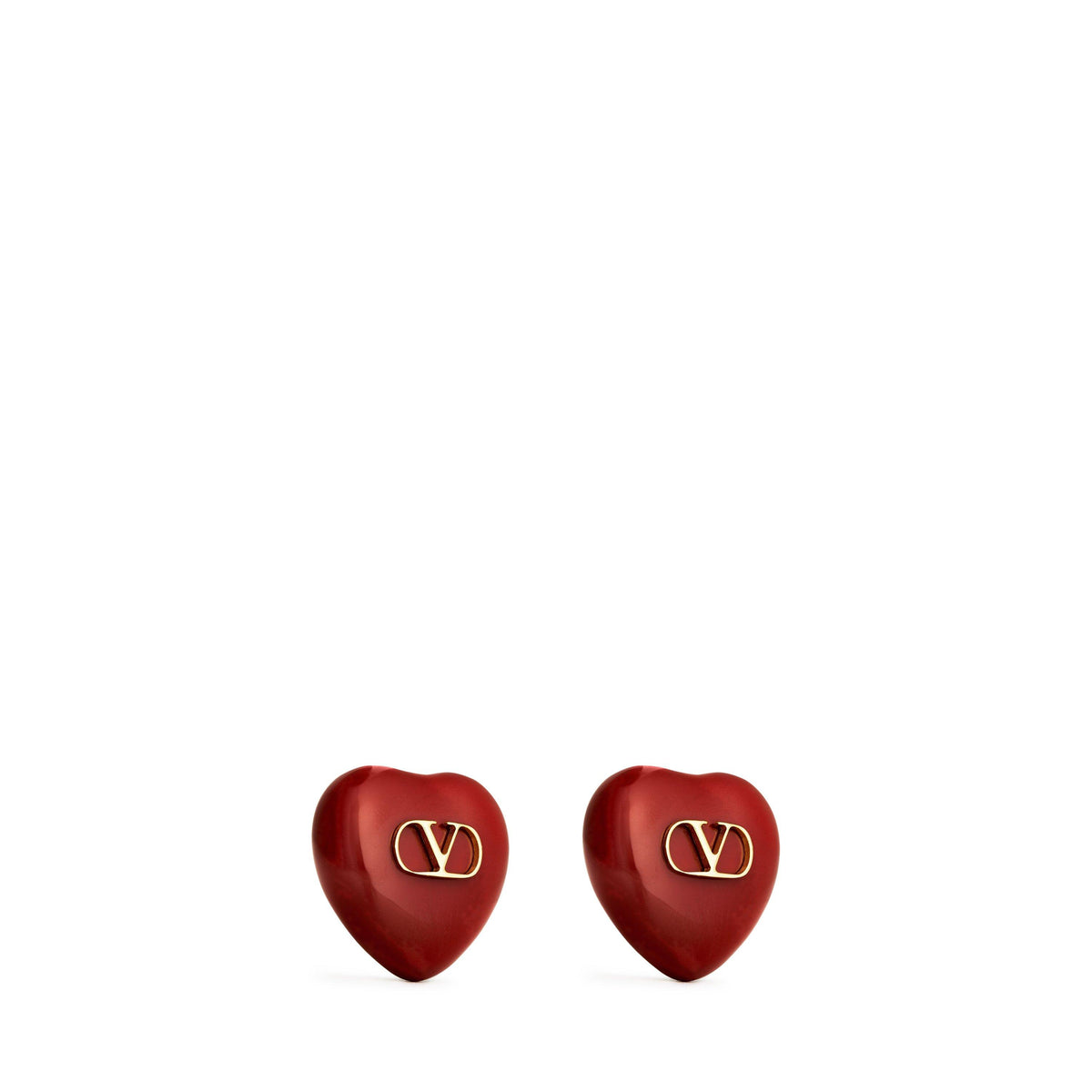Vlogo Signature Heart Earrings