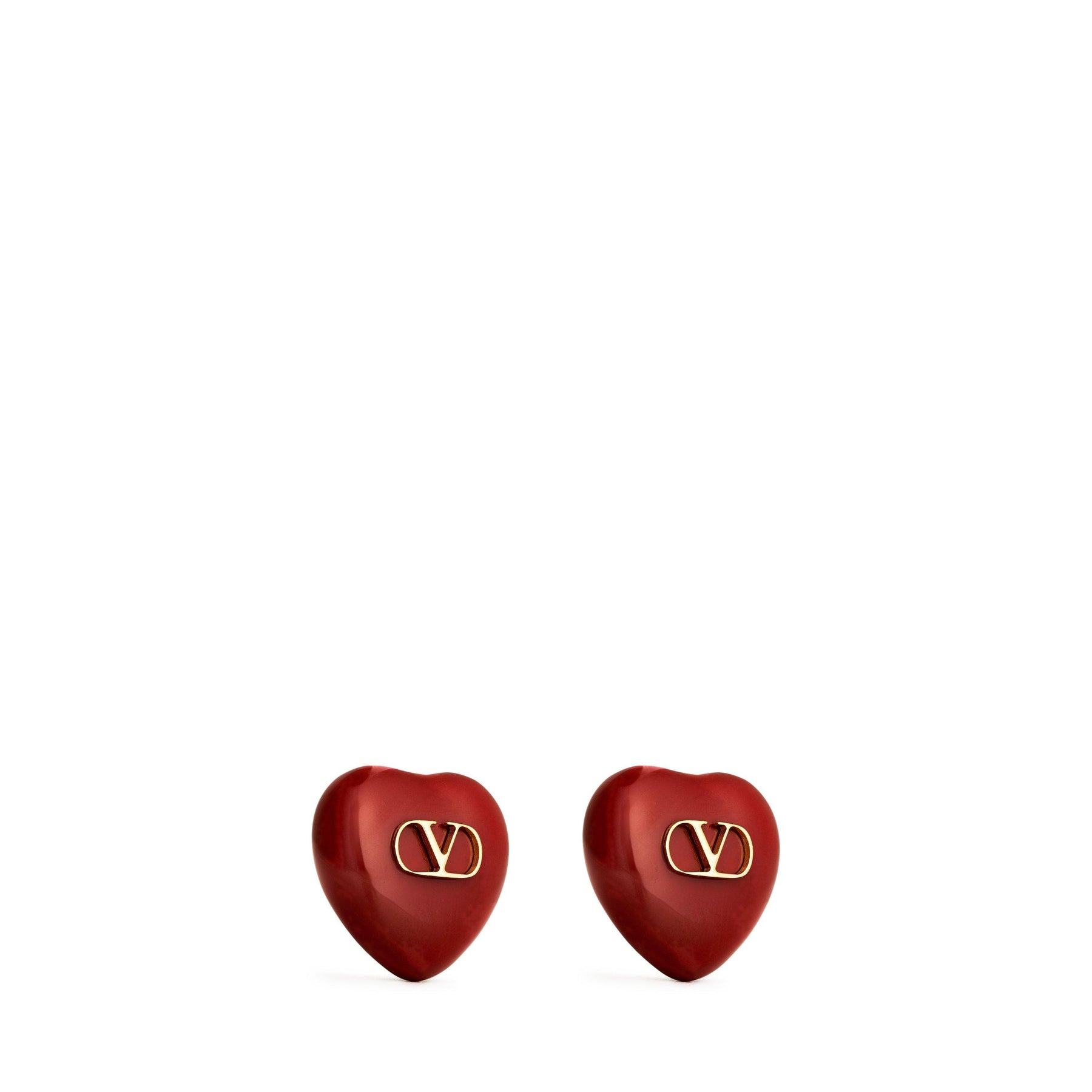 Vlogo Signature Heart Earrings