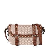 Rockstud Small Canvas Shoulder Bag