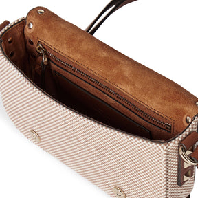 Rockstud Small Canvas Shoulder Bag