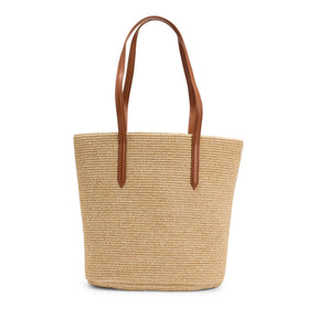 Women's Palmah Tote B Straw Handbag