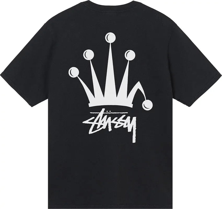 Stussy Regal Crown Pigment Dyed Tee 'Black'