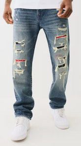 RICKY DISTRESSED STRAIGHT JEAN