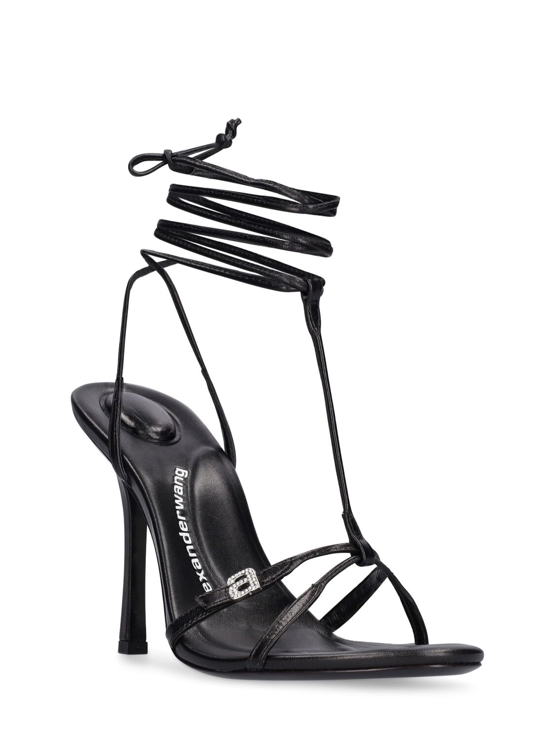 Alexander Wang Alexander Wang 105mm Lucienne leather thong sandals - Size: UK 7 Heels | Shop From The Mirage