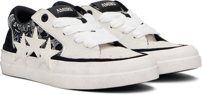 AMIRI Black & White Bandana Sunset Skate Sneakers