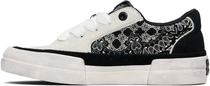 AMIRI Black & White Bandana Sunset Skate Sneakers