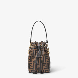 Mon Tresor Brown leather mini-bag