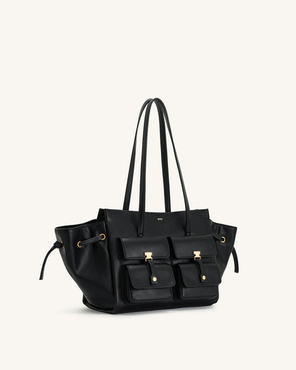 Linda Tote Bag - Deep Burgundy