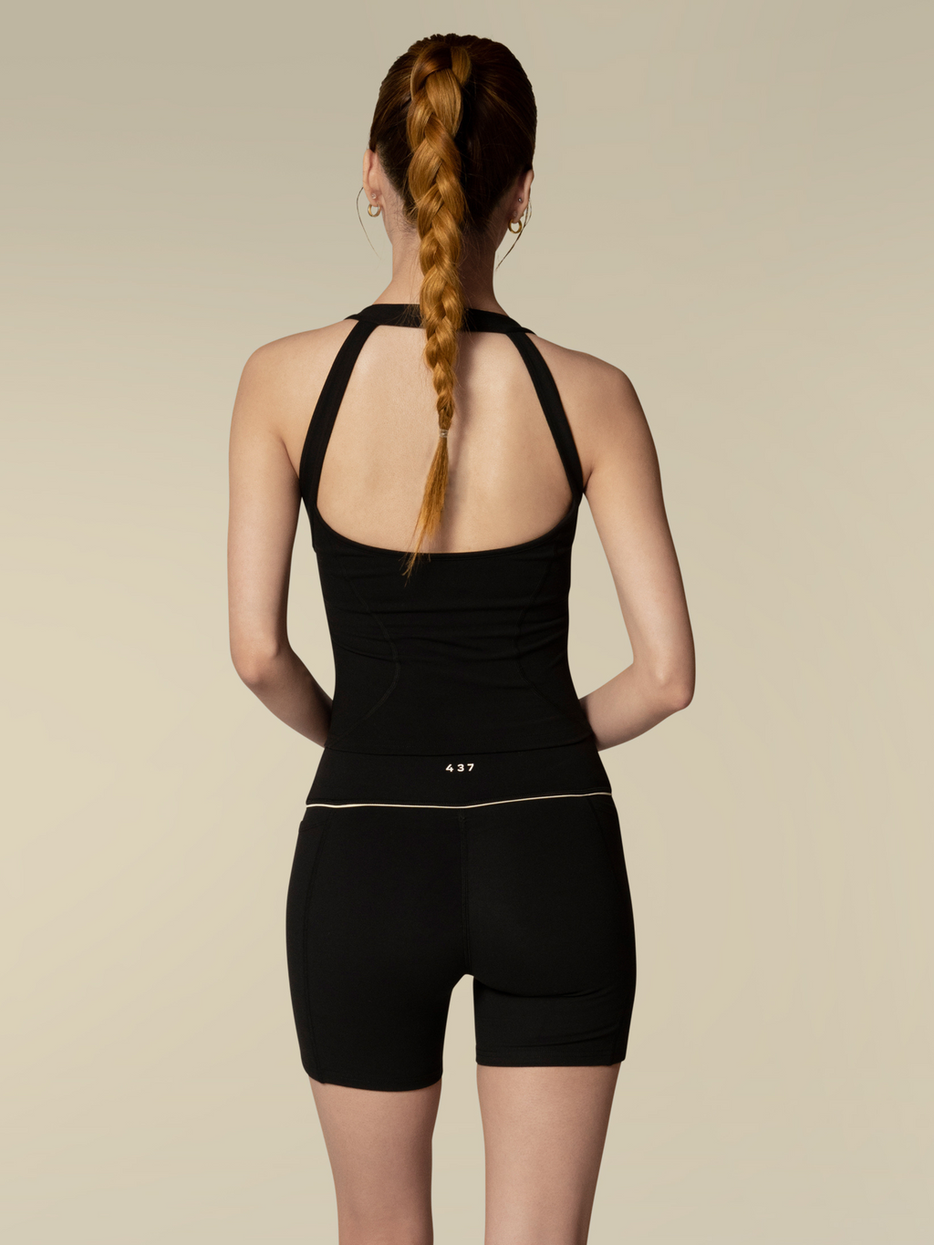 The Studio Tank / Black-Cream