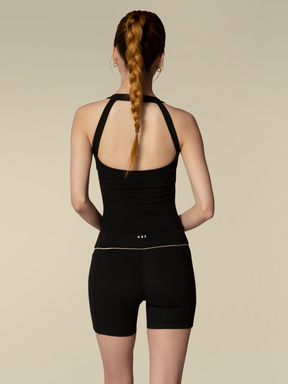 The Studio Tank / Black-Cream