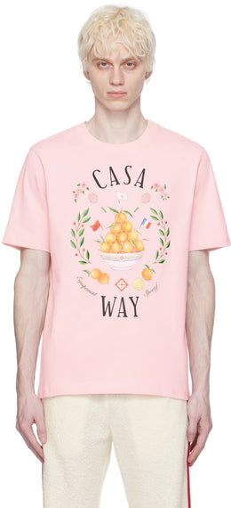 Exclusive Pink 'Casa Way' T-Shirt
