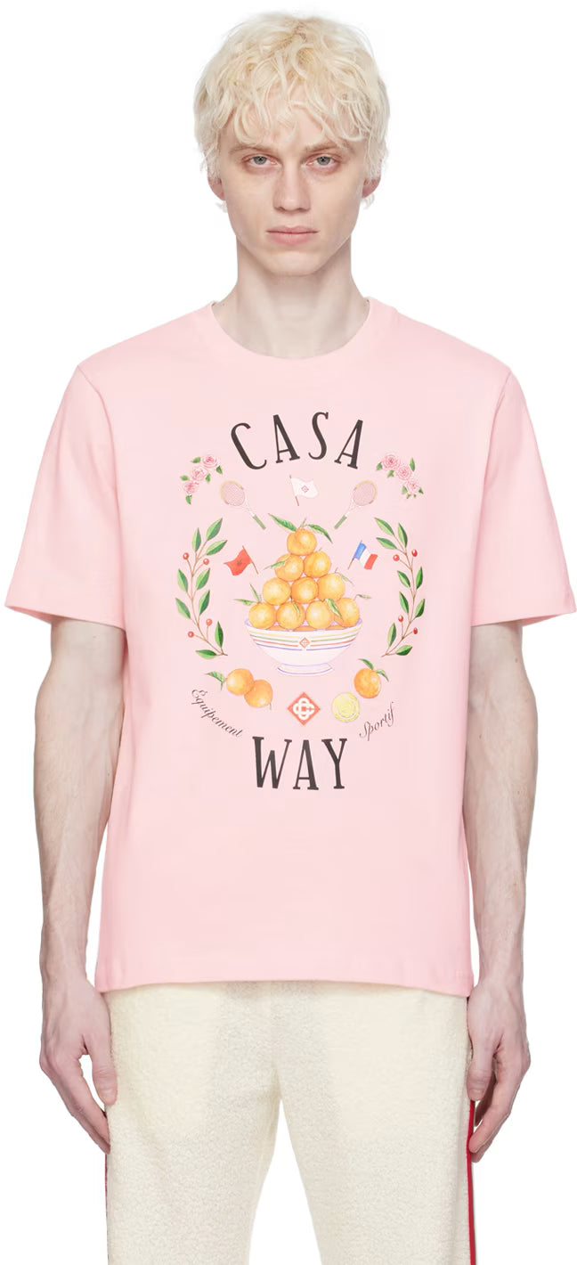 SSENSE Exclusive Pink 'Casa Way' T-Shirt