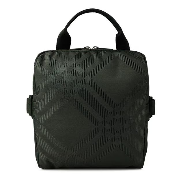 BURBERRY Check Jacquard Crossbody Bag