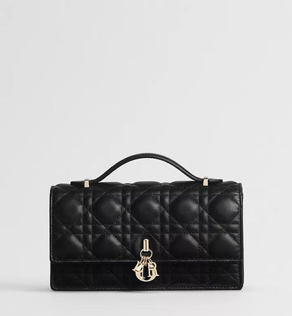 My Dior Mini Bag Black Cannage Lambskin