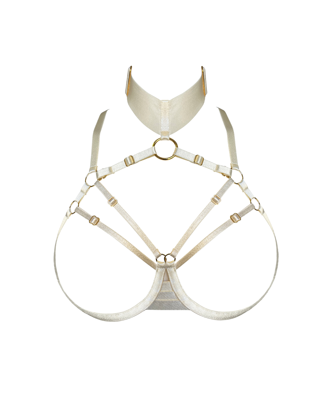 Bordelle Signature Ouvert Wire Bra in Ivory