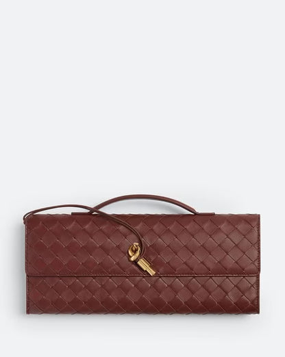 BOTTEGA VENETA Andiamo Top Handle Long Clutch