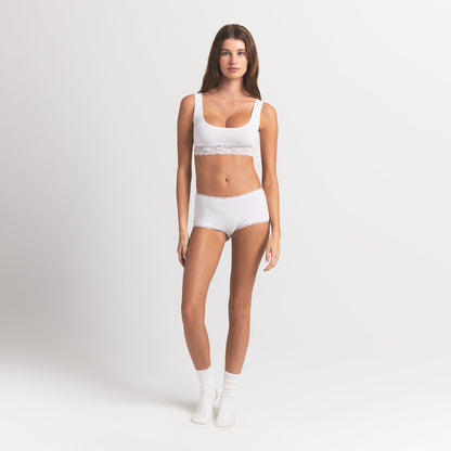 Lightweight Cotton Lace Boy Short