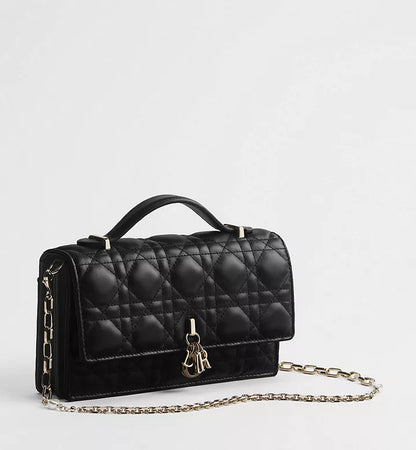 My Dior Mini Bag Black Cannage Lambskin