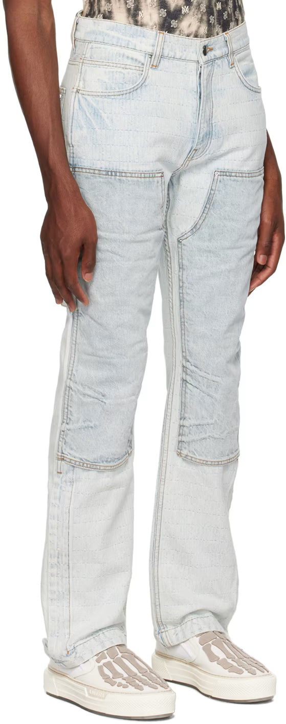 Indigo Jacquard Jeans
