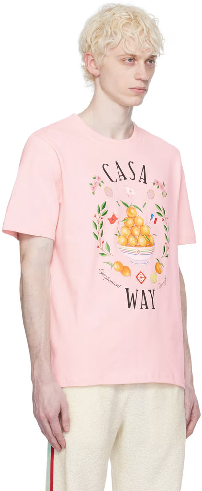 Exclusive Pink 'Casa Way' T-Shirt