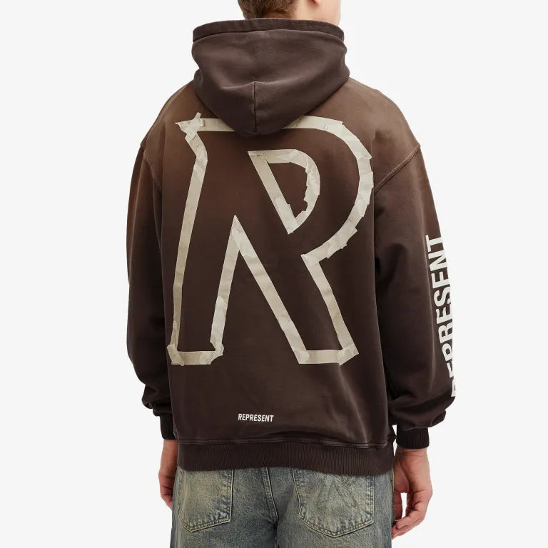 Represent Masking Tape Initial Hoodie