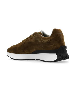 Brown Sprint Runner Lace-Up Sneakers