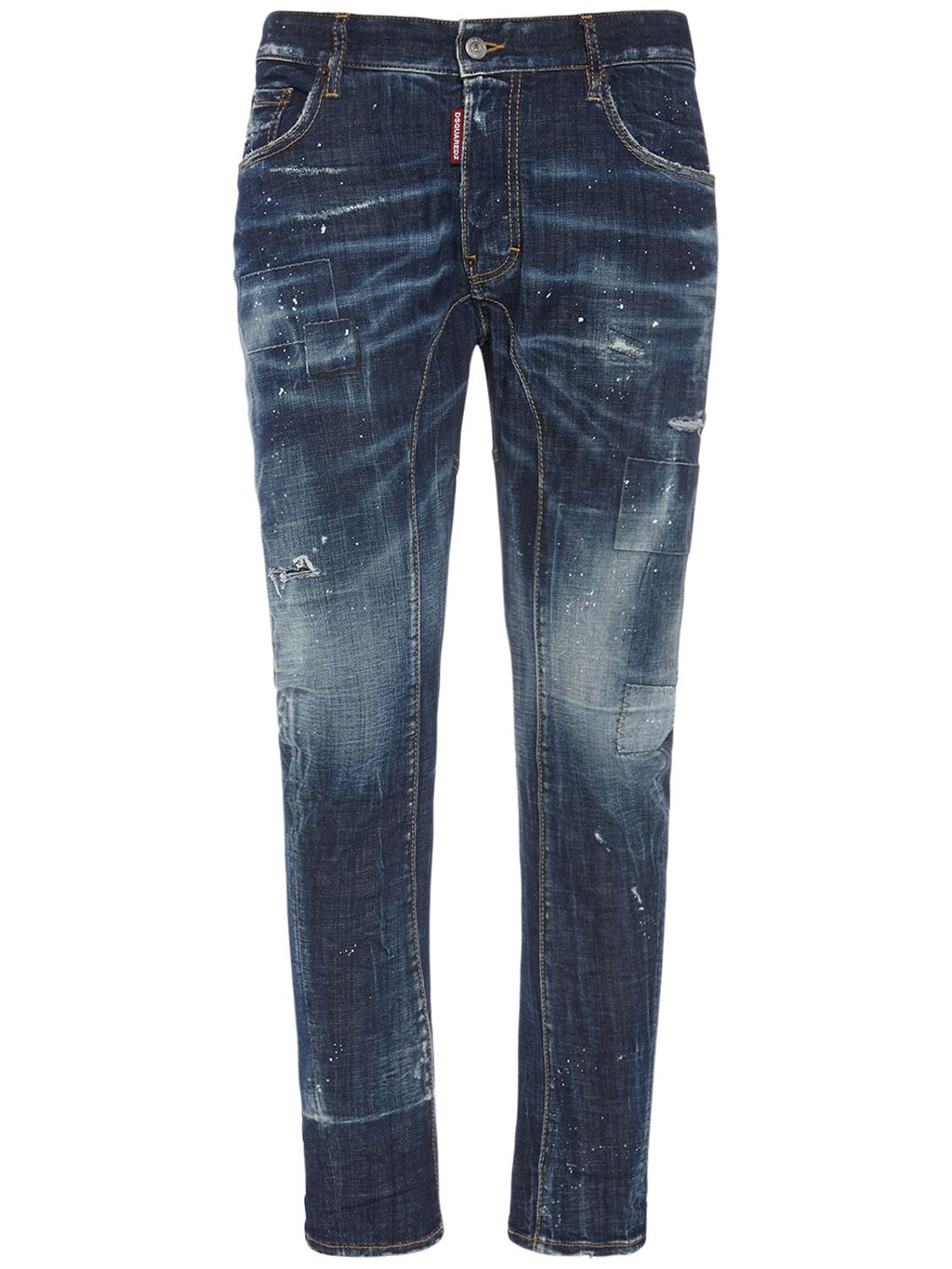 Dsquared2 Dsquared2 Tidy Biker fit cotton denim jeans - Size: 32 Jeans | Shop From The Mirage