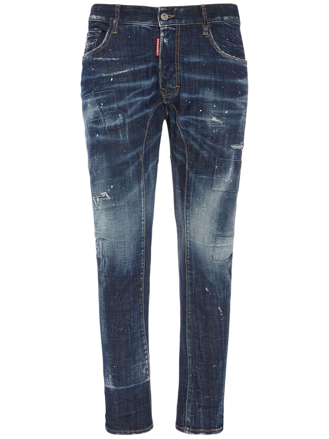 Dsquared2 Tidy Biker fit cotton denim jeans