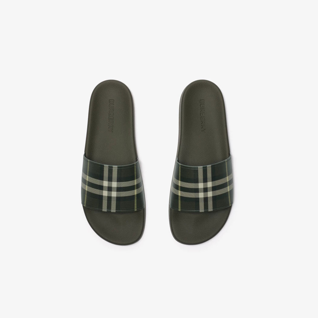 Burberry Check Slides