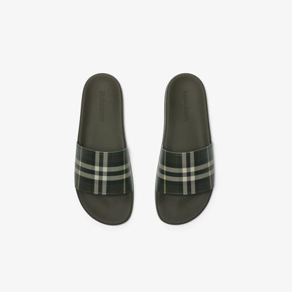 Burberry Check Slides