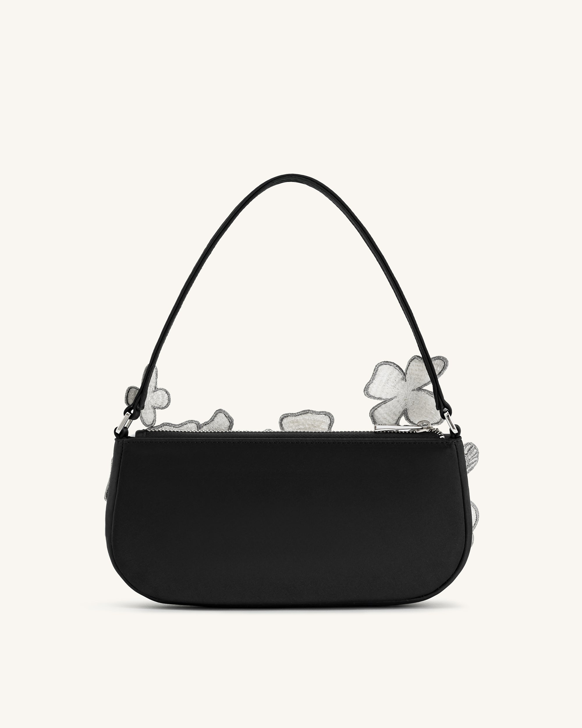 Leona Bead Embellished Shoulder Bag - Pink