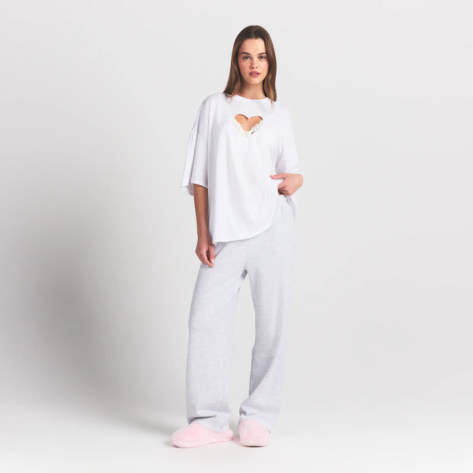 Worn in Jersey Heart Oversized T-shirt