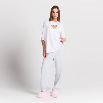 Worn in Jersey Heart Oversized T-shirt