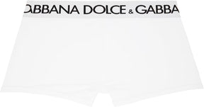 Dolce&Gabbana Two-Pack White Cotton Jersey Boxers