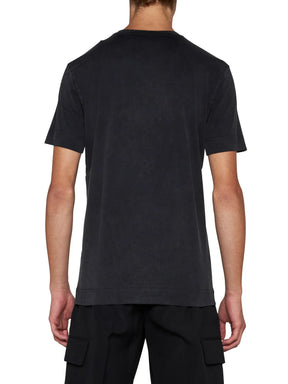 Givenchy Embroidered Logo  Patch T-Shirt in  Black