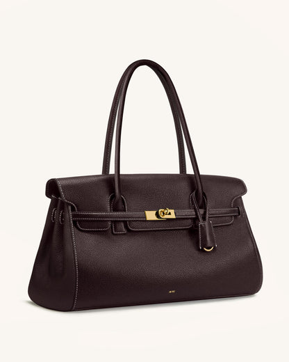 Yara Large Shoulder Bag - Black