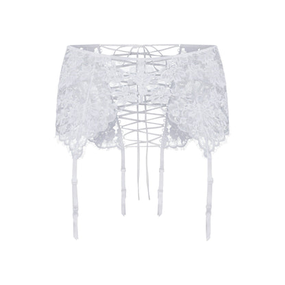Skims Lace Garter Skirt
