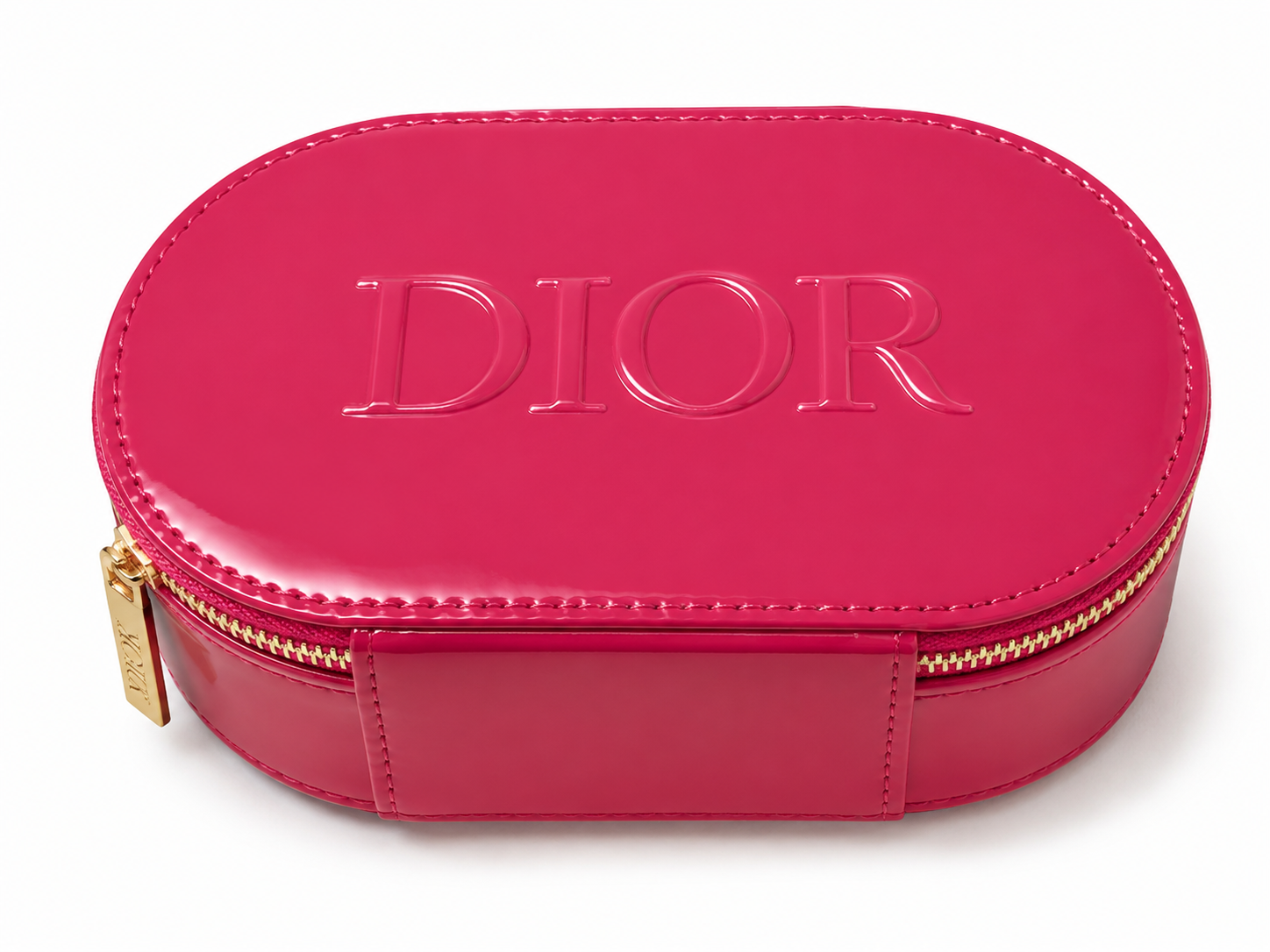Dior Red Beauty Pouch with Top Handle