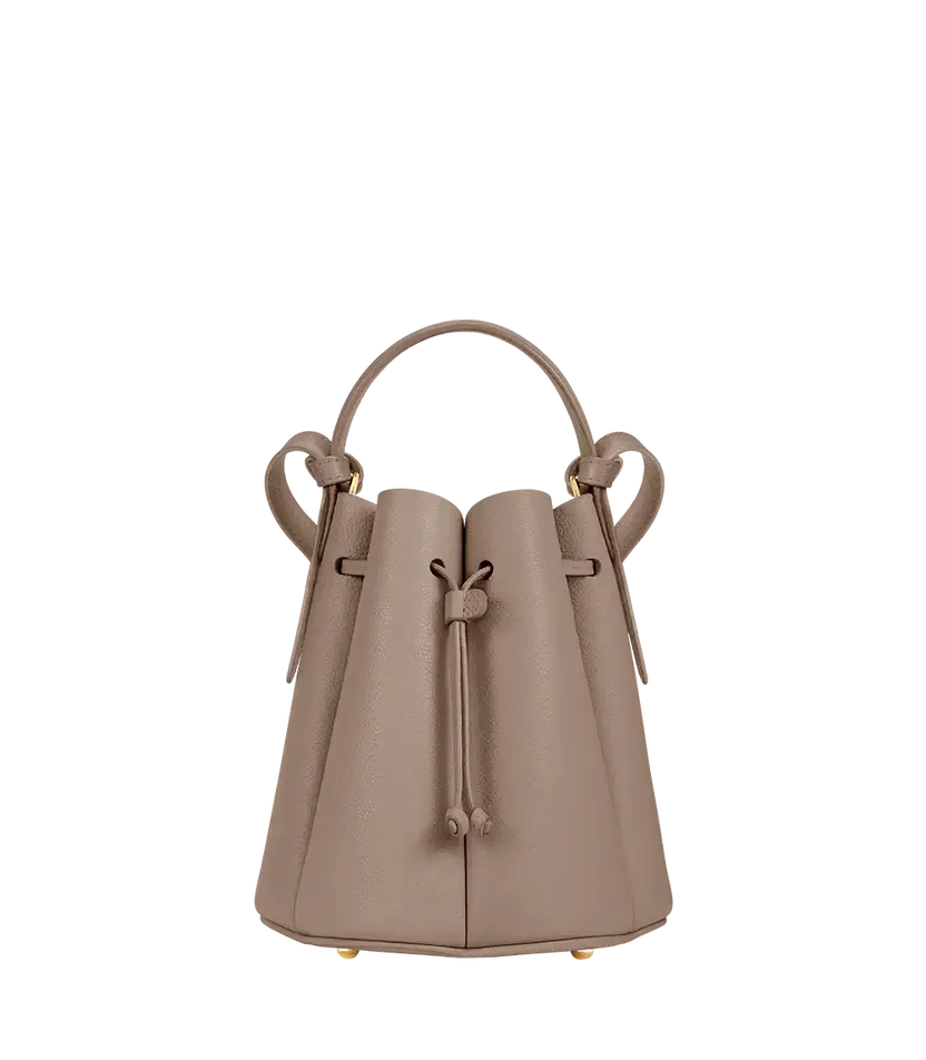 Polene Numéro Huit Mini Edition Textured Taupe - Size: One Size Bags | Shop From The Mirage