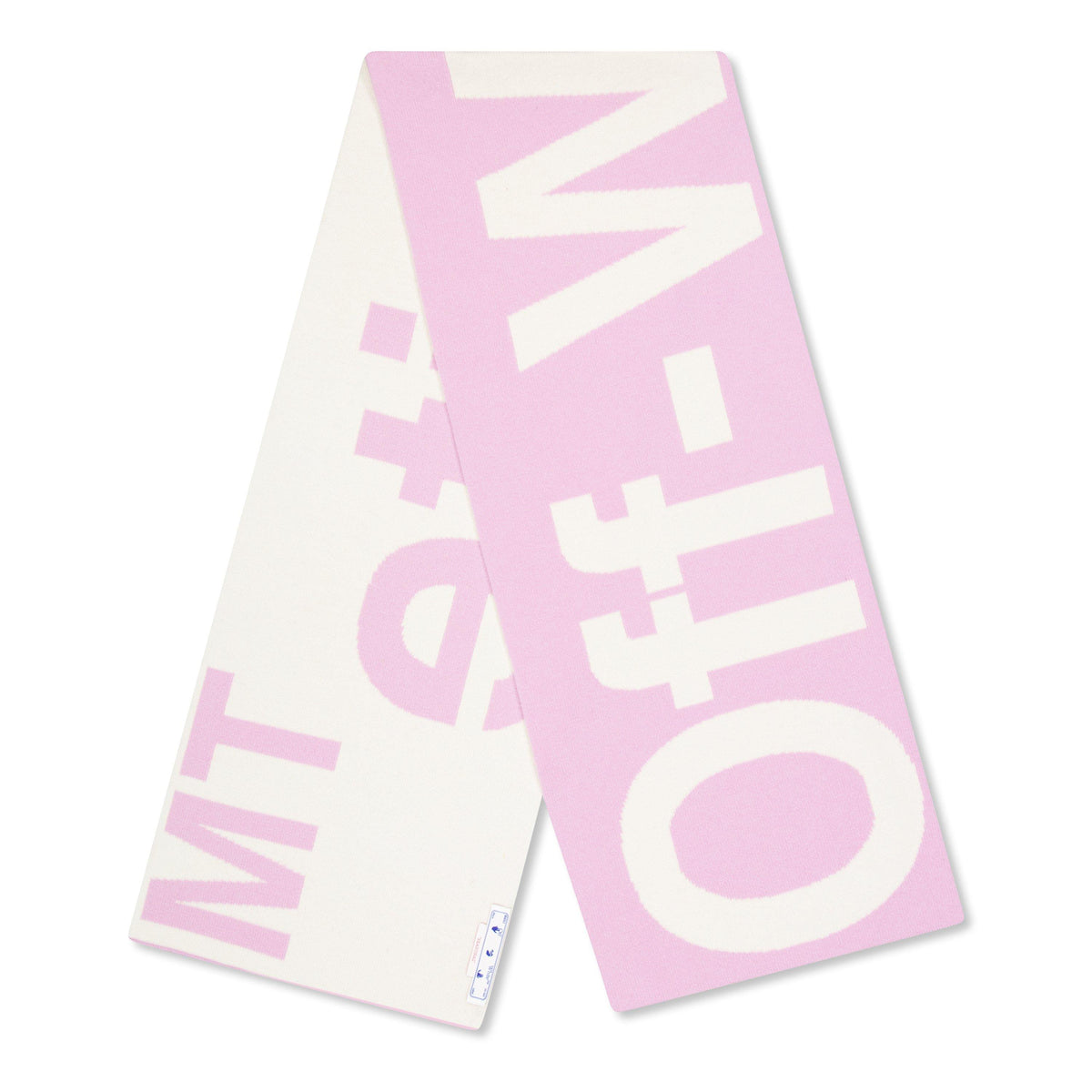 Contrasting Logo Scarf