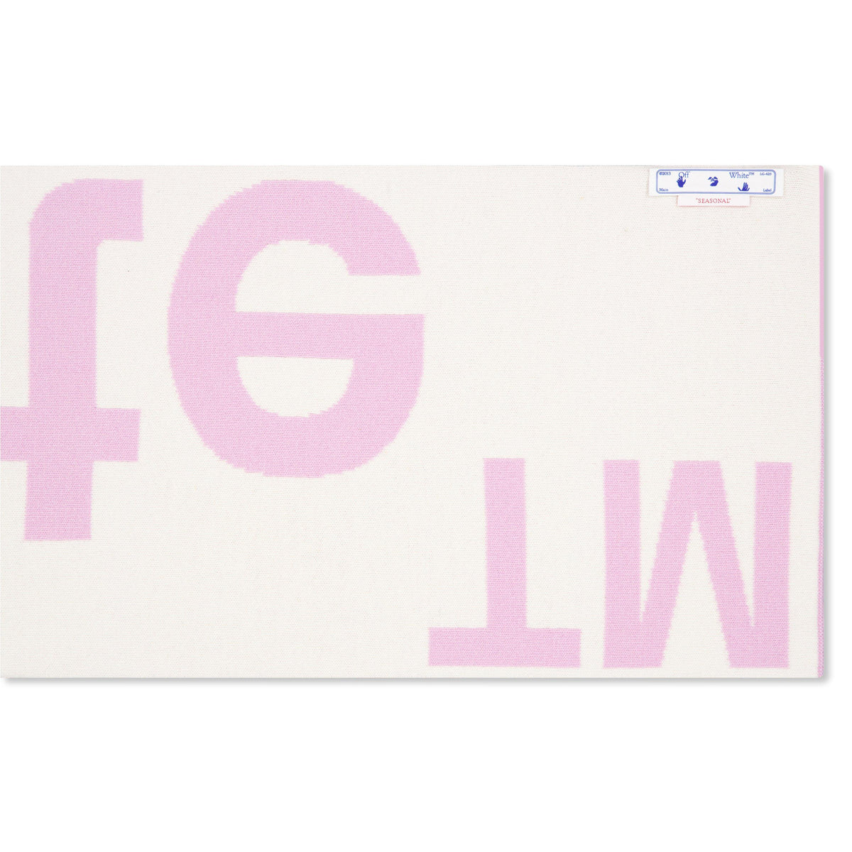 Contrasting Logo Scarf