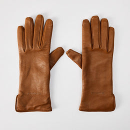 GG Cuff Leather Gloves