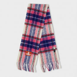 Chunky Check Print Scarf