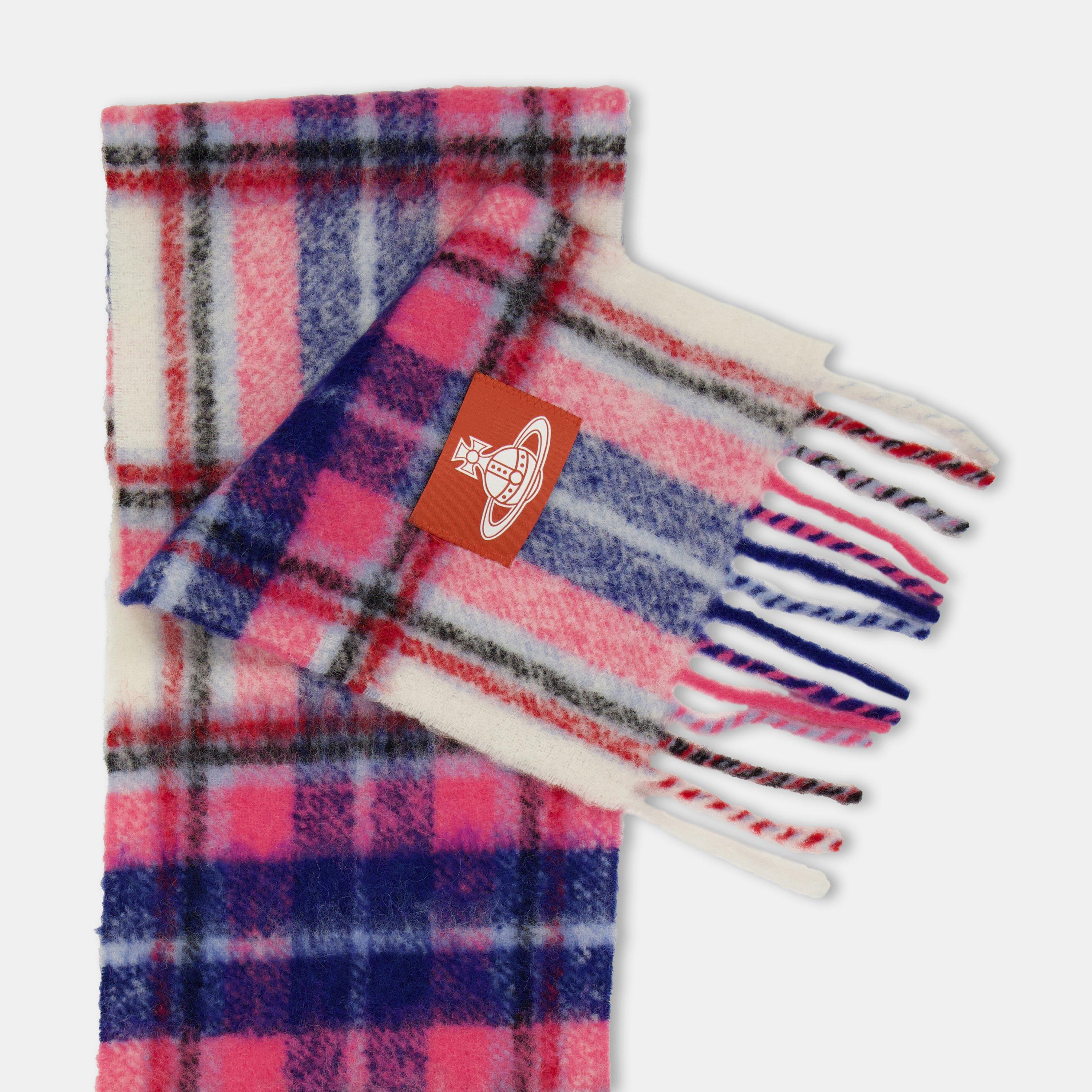 Chunky Check Print Scarf