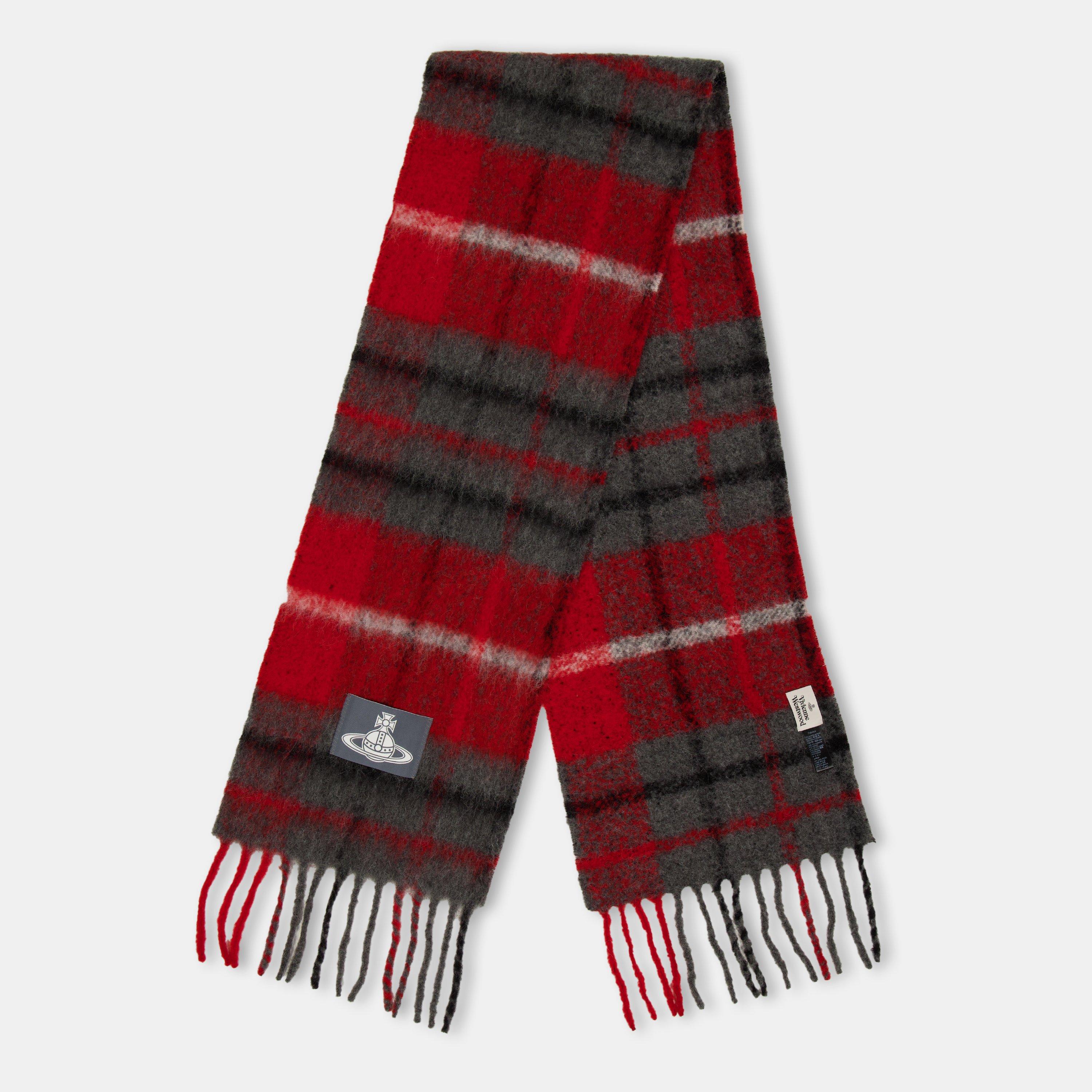 Chunky Check Print Scarf