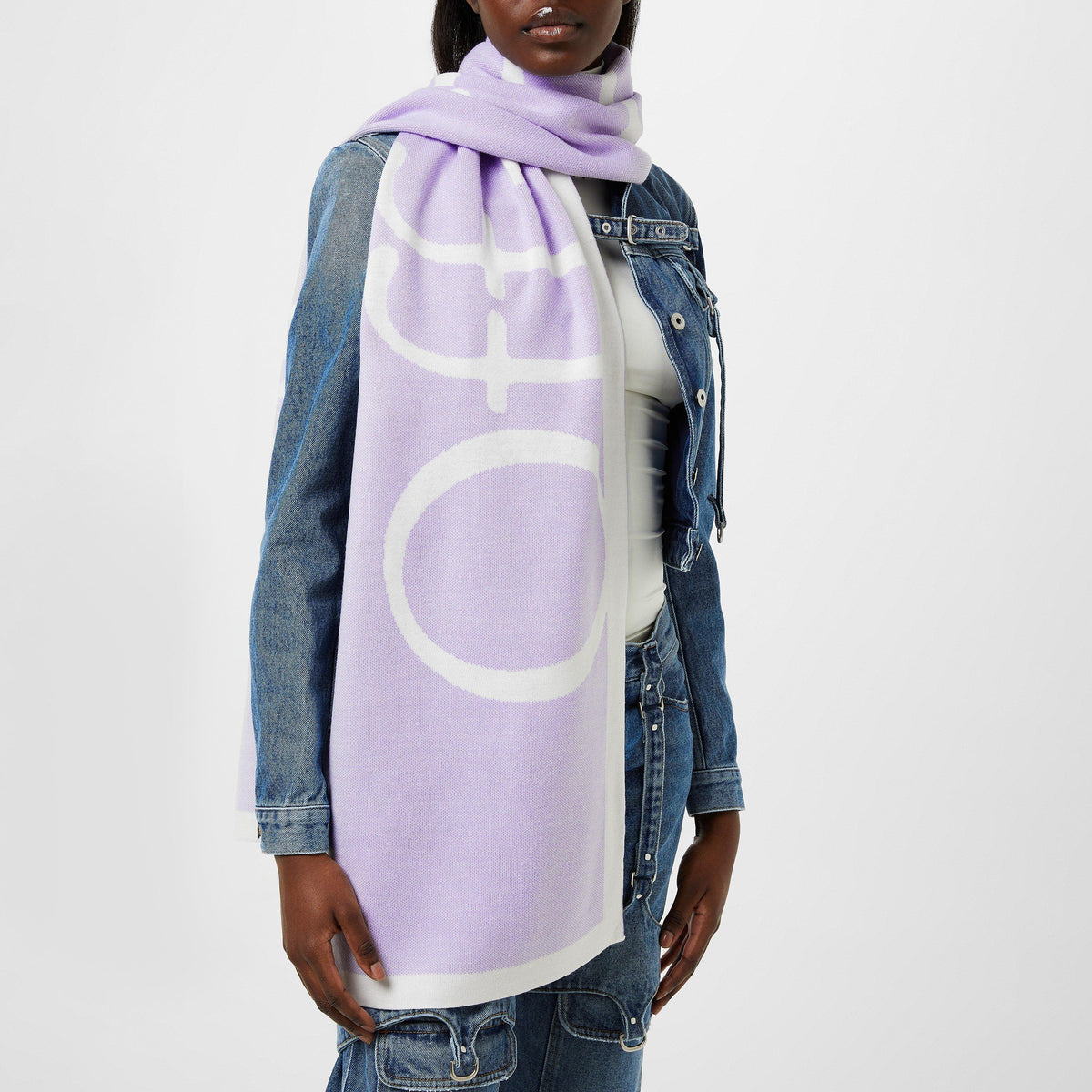 Instarsia Logo Scarf