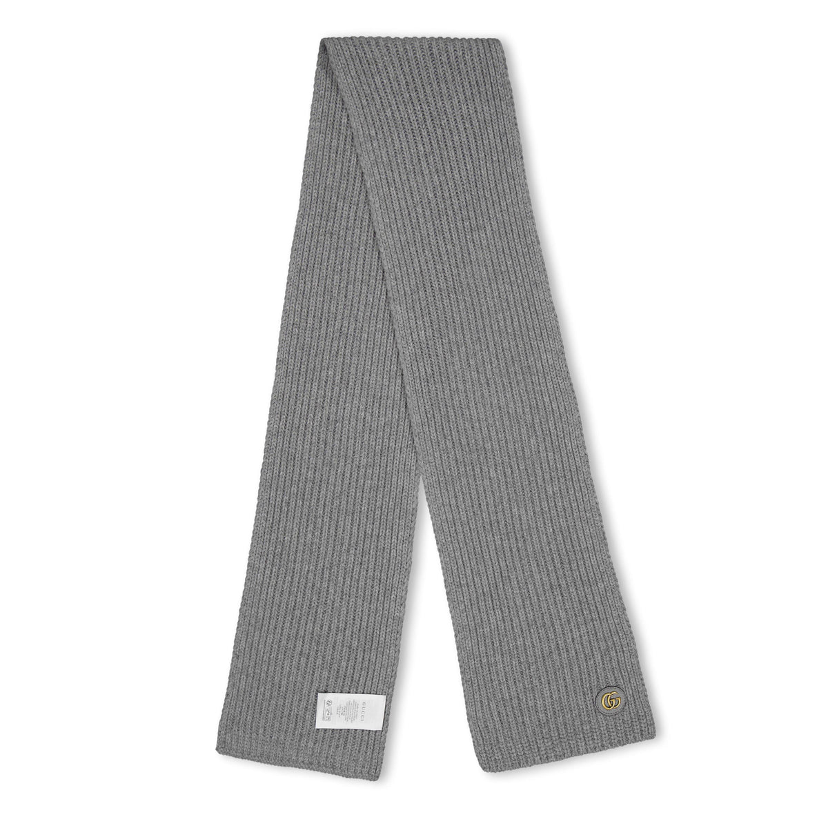Wool Knit Cashmere Scarf