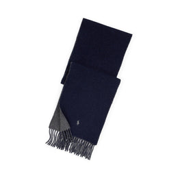 Reversible Wool Blend Scarf