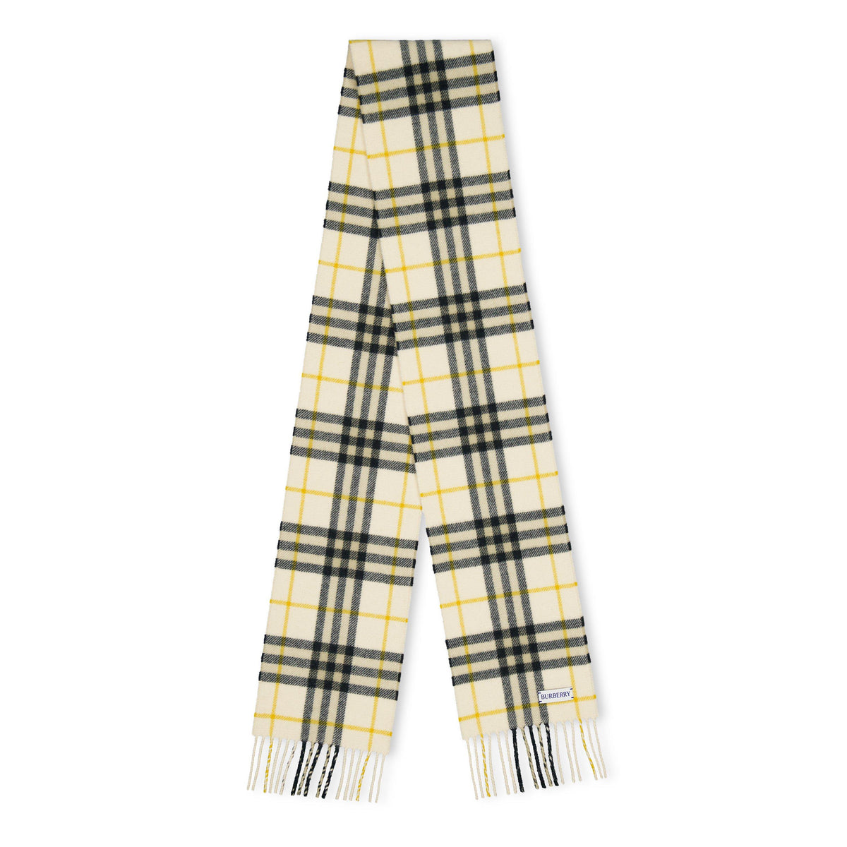 Check Cashmere Scarf
